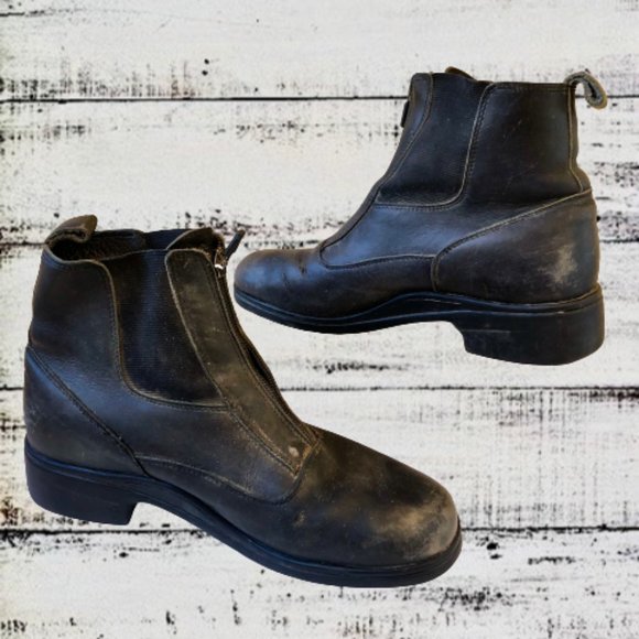 Dansko Portugal Black Paddock Ankle Boots Womens 40 9.5 * flaw broken zipper - Picture 10 of 14